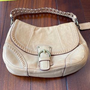 Coach leather saddlebag